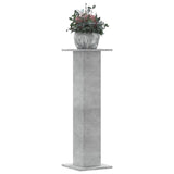 Plant Stands 2 pcs Concrete Grey 30x30x95 cm Engineered Wood 3307876