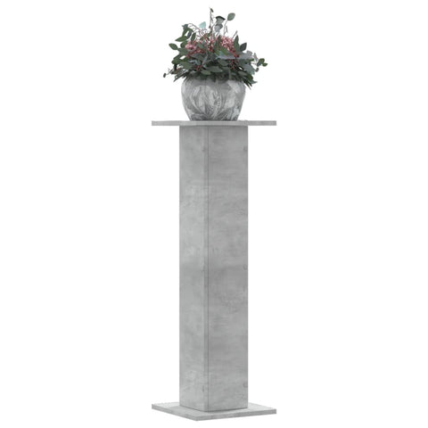 Plant Stands 2 pcs Concrete Grey 30x30x95 cm Engineered Wood 3307876