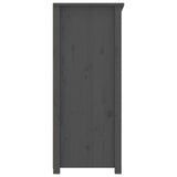 Sideboard Grey 83x41.5x100 cm Solid Wood Pine 821509
