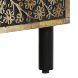 Side Cabinet 60x33x75 cm Solid Wood Mango 358214