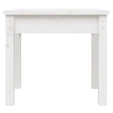 Garden Bench White Solid Pine Wood Small Garden Bench 823991