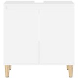 Sink Cabinet White 58x33x60 cm Engineered Wood 821252