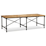 ZNTS Dining Table Solid Mango Wood 240 cm 243992