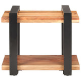 Bedside Cabinet 50x40x40 cm Solid Acacia Wood 320492