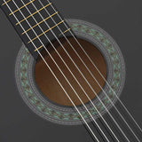 Classical Guitar for Beginner Black 4/4 39" Basswood 70110