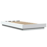 Bed Frame without Mattress White 100x200 cm 3281203