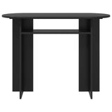Console Table Black Oak 100 x 39.5 x 75 cm Engineered Wood 8001159