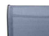 48119 Garden Bar Chairs 4 pcs Grey Textilene