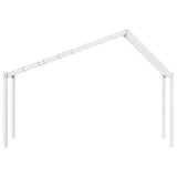 Kids' Bed Roof White 203x80.5x142 cm Solid Wood Pine 846944