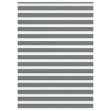 Zebra Blind Dark Grey 165x200 cm Fabric Width 160.9 cm Polyester 4014170
