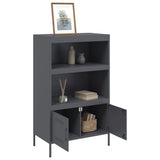 Highboard Anthracite 68x39x113 cm Steel 842972