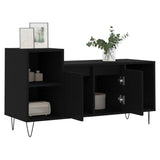 TV Cabinet Black 100x35x55 cm Engineered Wood 831317