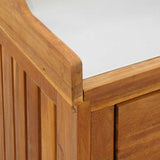 Garden Cabinet Natural 93 x 41.5 x 98cm Solid Acacia Wood 42001367