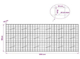 Gabion with 3.5 mm Wire and 10x10 cm Mesh 300x10x150 cm 3463032