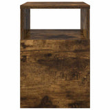 End Table 2 pcs Smoked Oak 30.5 x 30 x 45 cm Engineered Wood 890905