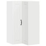 Wall Corner Cabinet LUCCA White 57 x 57 x 100 cm 885165