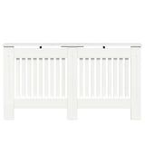 Radiator Cover High Gloss White 152 x 19 x 81.5 cm 884085