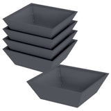 Garden Planter 5 pcs Anthracite 50 x 50 x 15 cm 873829