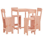 5 Piece Garden Bar Set Solid Wood Douglas 3157804