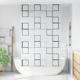 Shower Roller Blind with Cassette 140x240 cm Fabric Width 136 cm 4015049