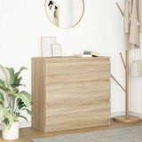 Sideboard Sonoma Oak 80x35x76 cm Engineered Wood 861735