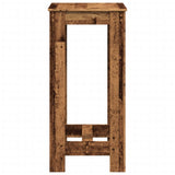 Bar Table Old Wood 51x50x103.5 cm Engineered Wood 854407