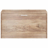 243049 Shoe Storage Bench Oak 80x24x45 cm
