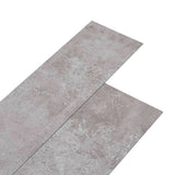 PVC Flooring Planks 5.02 m 2 mm Self-adhesive Earth Grey 146599