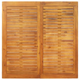 Garden Dining Table 110x110x75 cm Solid Wood Acacia 366369