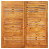 Garden Dining Table 110x110x75 cm Solid Wood Acacia 366369