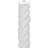 Rope White 6 x 6 x 1000 cm Cotton 42011890
