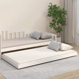 Bed Frame without Mattress White 80x200 cm Solid Wood Pine 823500