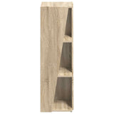 Side Shelf Sonoma Oak 33 x 32 x 100.5 cm Engineered Wood 892419