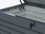 311L Galvanised Steel Garden Storage Box, with Lock - Dark Grey T3398P314189