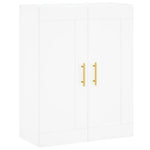 Highboard White 69.5x34x180 cm Engineered Wood 3199865