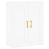 Highboard White 69.5x34x180 cm Engineered Wood 3199865