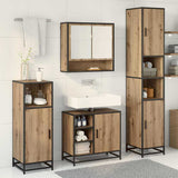 Bathroom Furniture Set 3 pcs Artisan Oak Engineered Wood 3402439