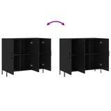 Sideboard Black 90x34x80 cm Engineered Wood 828117