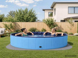 Pool Ground Mat 25 pcs 292 cm Round EVA Foam Grey 42042637