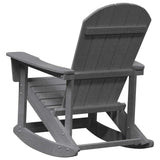 Adirondack Rocking Chairs 2 pcs Light Grey HDPE 3335837