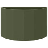 Planter Olive Green 60 x 30 x 35 cm Steel 883699