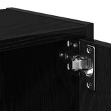 Bookcase Black Oak 40x24x102 cm Engineered Wood 860374