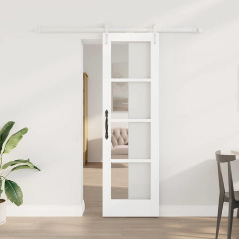 Sliding Door Manual White 61 x 198.5 cm Wood and metal 3332350