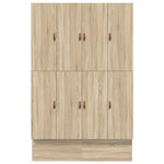 Storage Bed Frame with Drawer Sonoma Oak 236.5 x 140 x 31.5 cm 3335639