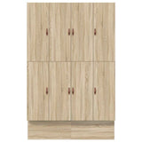 Storage Bed Frame with Drawer Sonoma Oak 236.5 x 140 x 31.5 cm 3335639