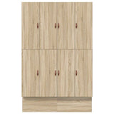 Storage Bed Frame with Drawer Sonoma Oak 140 cm Engineered Wood 3335695