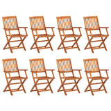 Dining Set Natural wood Solid acacia wood 220 cm table length 3086974