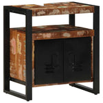 Bathroom Furniture Set 4 pcs Multicolour Solid Reclaimed Wood 3305675