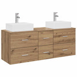 Bathroom Cabinet Set 3 pcs Artisan Oak 49.5 x 41 x 62.5 cm 3405850