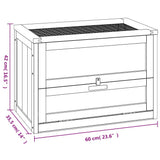Hamster Cage 60x35.5x42 cm Solid Wood Fir 172378